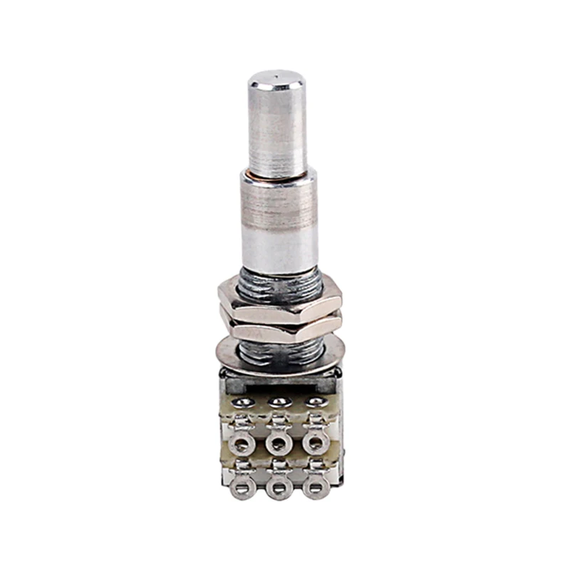 

Guitar Bass Mini Dual Pots Stacked Concentric Potentiometer W/ Center Detent B100K