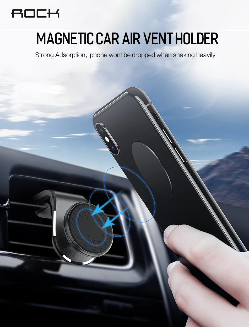 Универсальная Магнитная автомобильная подставка для телефона в машину для iPhone X 11 Pro samsung, магнитное крепление на вентиляционное отверстие для мобильного телефона, поддержка gps