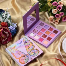 HUDAMOJI butterfly matte eye shadow palette eyeshadow makeup pallete eye shadow waterproof Long lasting palette sombras TSLM1