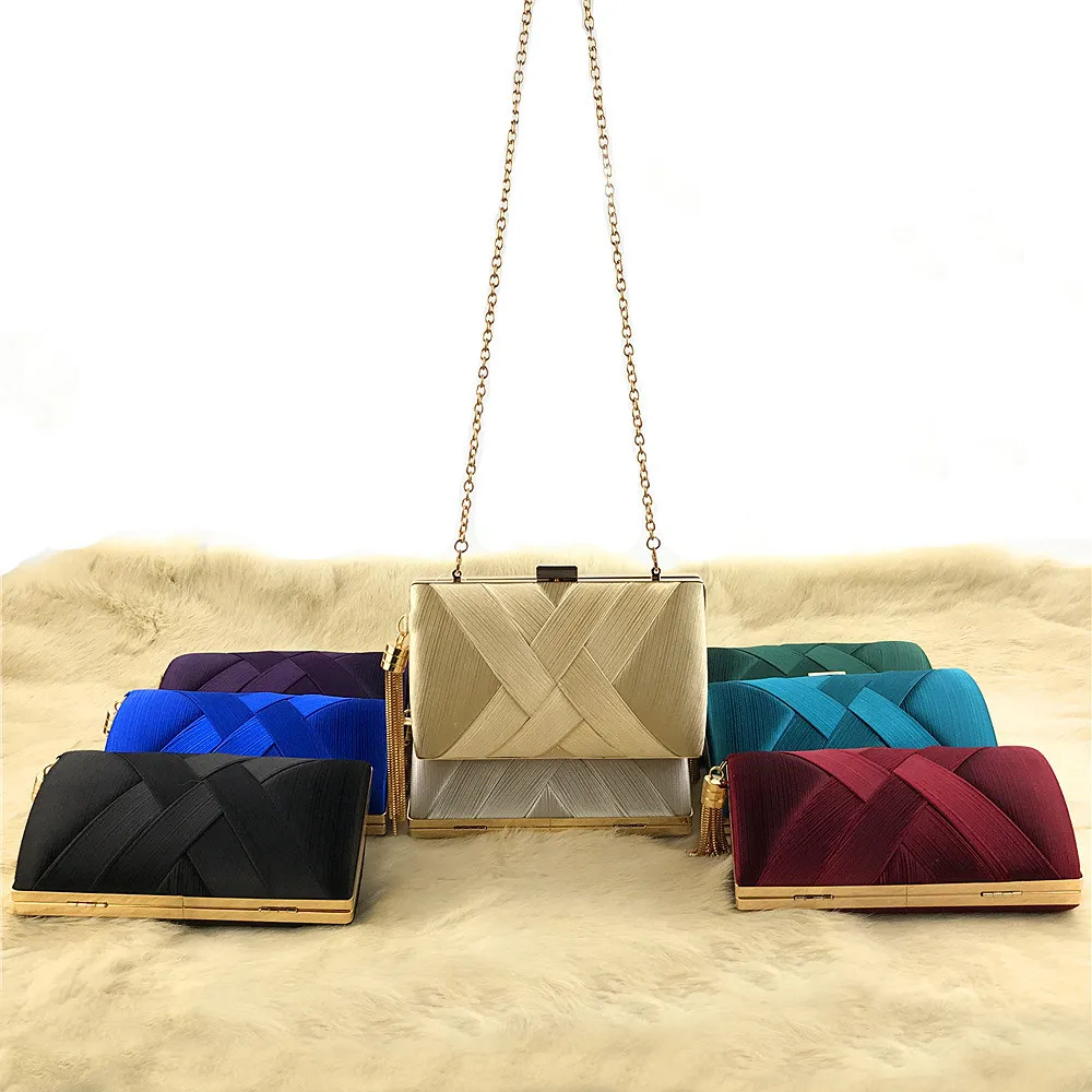 Handbags Luxury Designer Women Fashion Tassel Clutches Evening Bags Handbags Wedding Purse Minaudiere#YL5