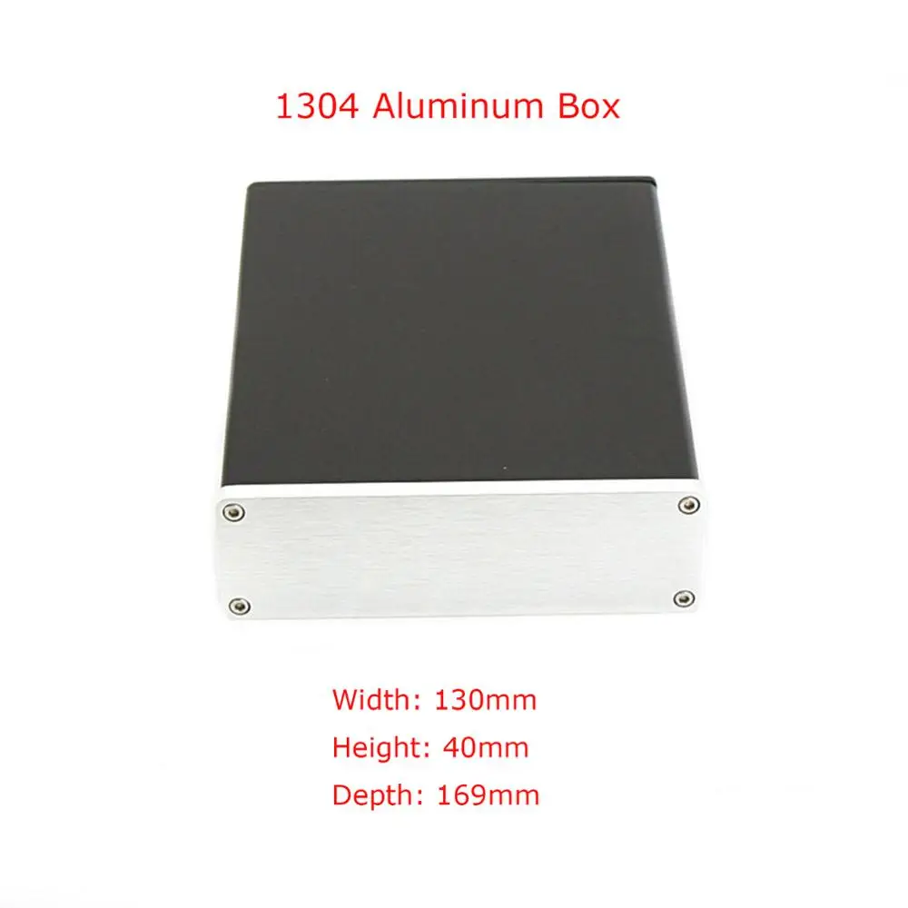 

1304 Aluminum Mini Power Amp Enclosure Power Supply Box /Case DIY for AMP Board