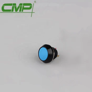 

Yellow Blue White Green Orange Black Round Head 12mm SPST Metal On-Off Push Button Switch