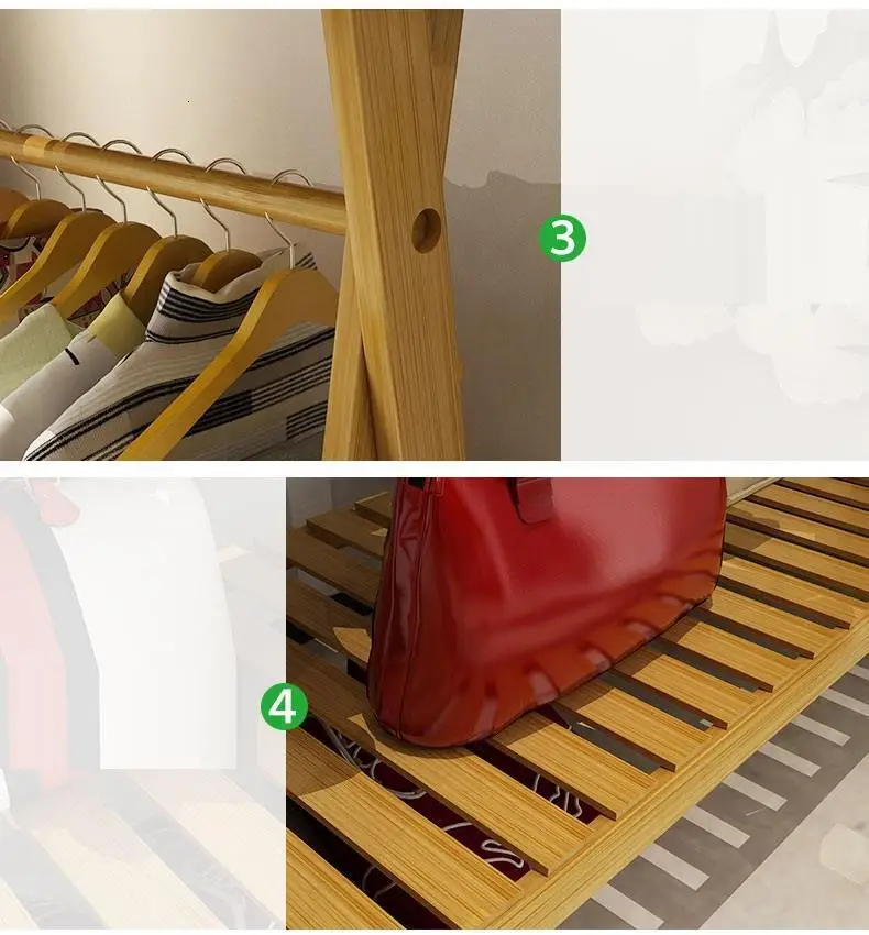 Sale Kleerhanger Armoire Coat Wall Percha Kledinghangers Ropa Wood Cintre Cabide Perchero De Pie Wieszak Clothes Clothing Rack Stand 24