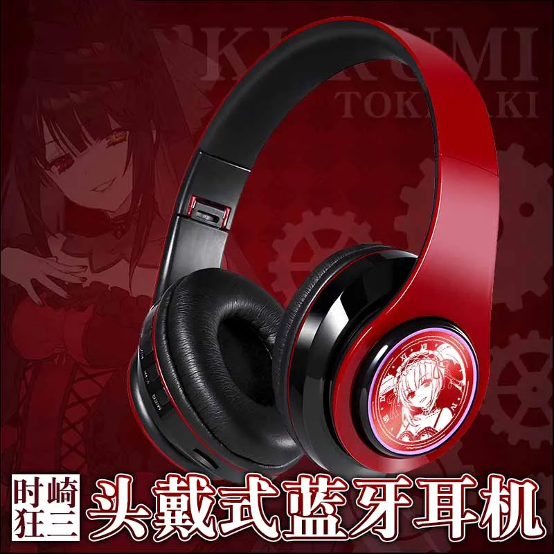 Anime Girls Frontline UMP45 Headset Bluetooth Headphone Wireless Earphone Props 