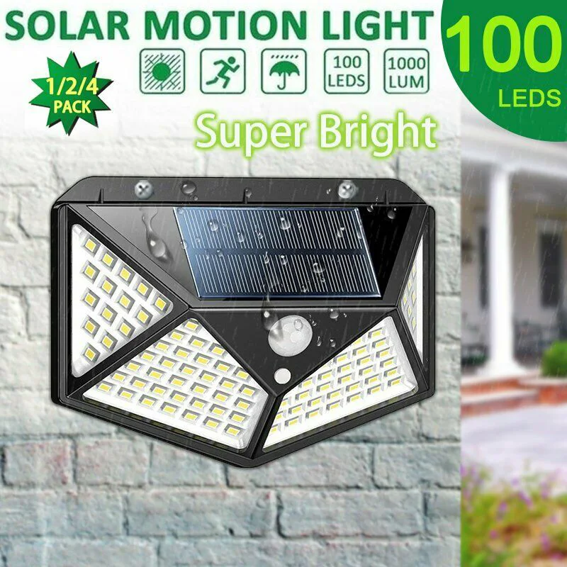 

Waterproof Solar Wall Light Energy Saving PIR Motion Sensor Outdoor Garden Shops Lamp LED Power Accessories