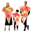Adult Kids Funny 3D Print Food Sausage Hot Dog Costumes Halloween Men Women Family One-Piece Pizza Costume Carnival Food Costume ► Photo 2/6