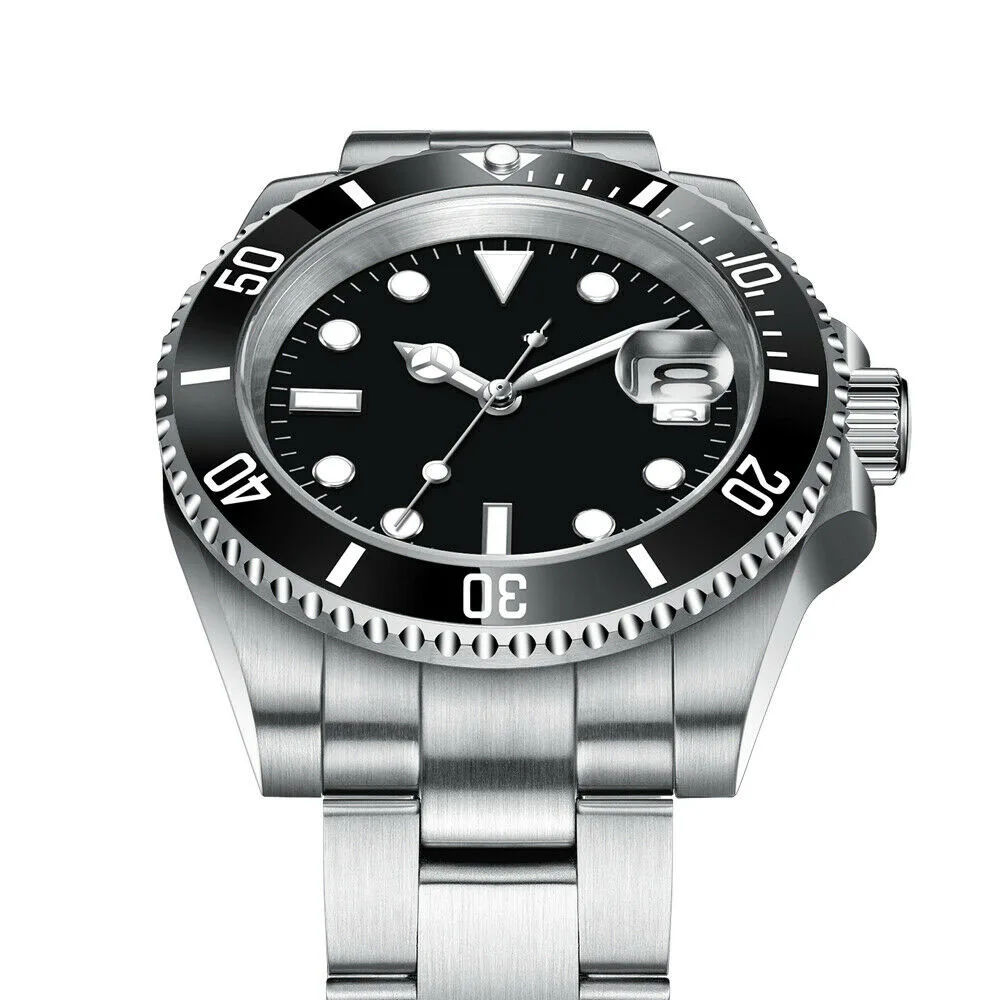 200M Waterproof 24 Jewels NH35A PT5000 Selfwinding Automatic Black Green Blue Dial 20BAR Diving Watch Men Glide Lock Screw Crown mechanical watch diver watch