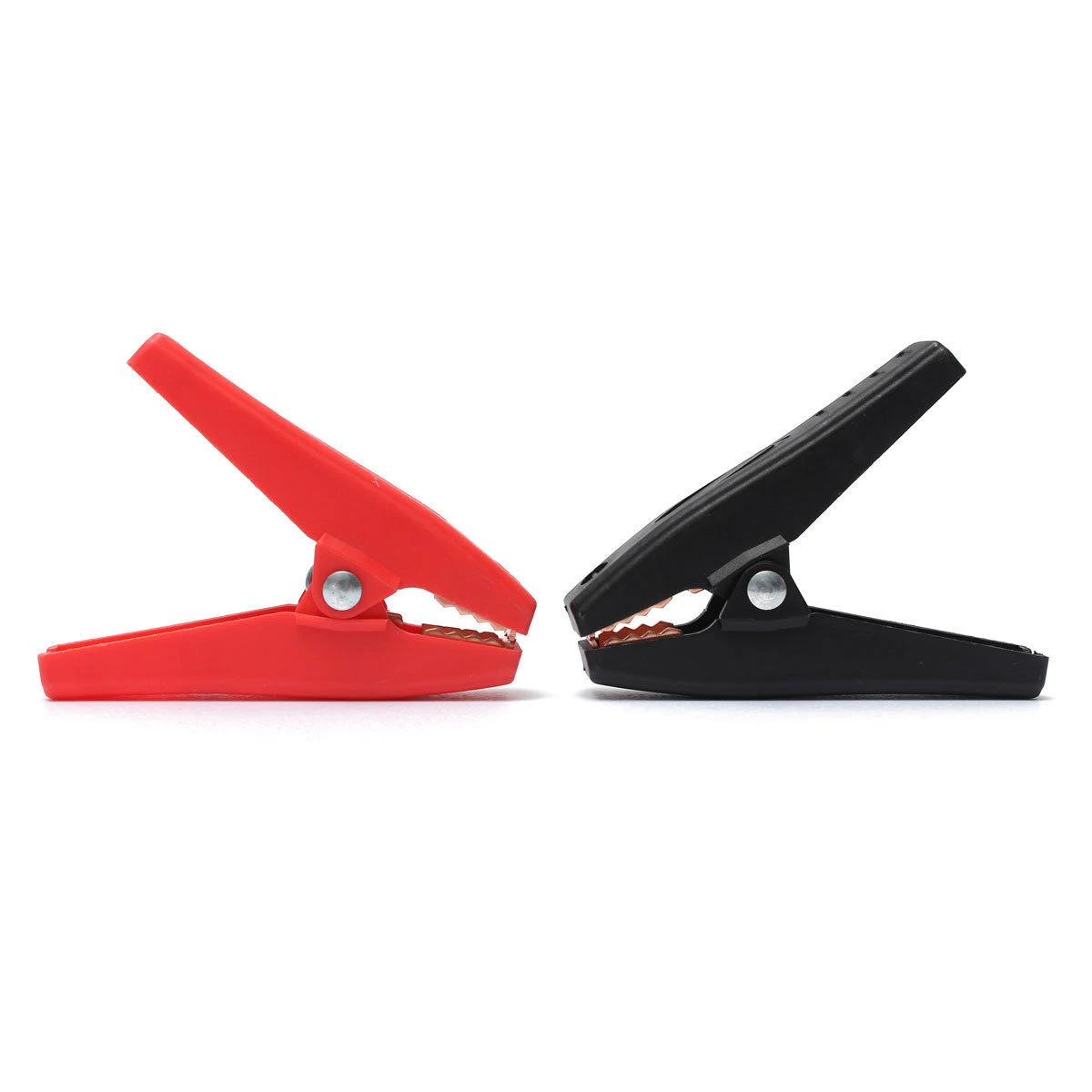 2pcs/Lot 100A Electrical Crocodile Alligator Car Battery Micro Insulated Clips Clamps Connector 90mm for Electric Project Mayitr