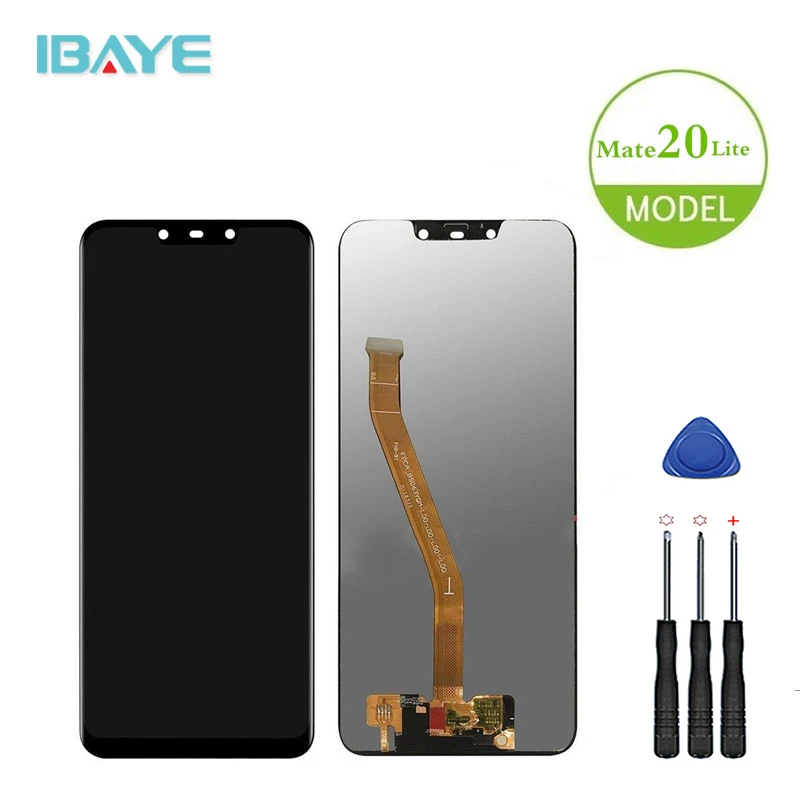ЖК-дисплей для huawei mate 20 lite дисплей с цифровым преобразователем сенсорного ввода в