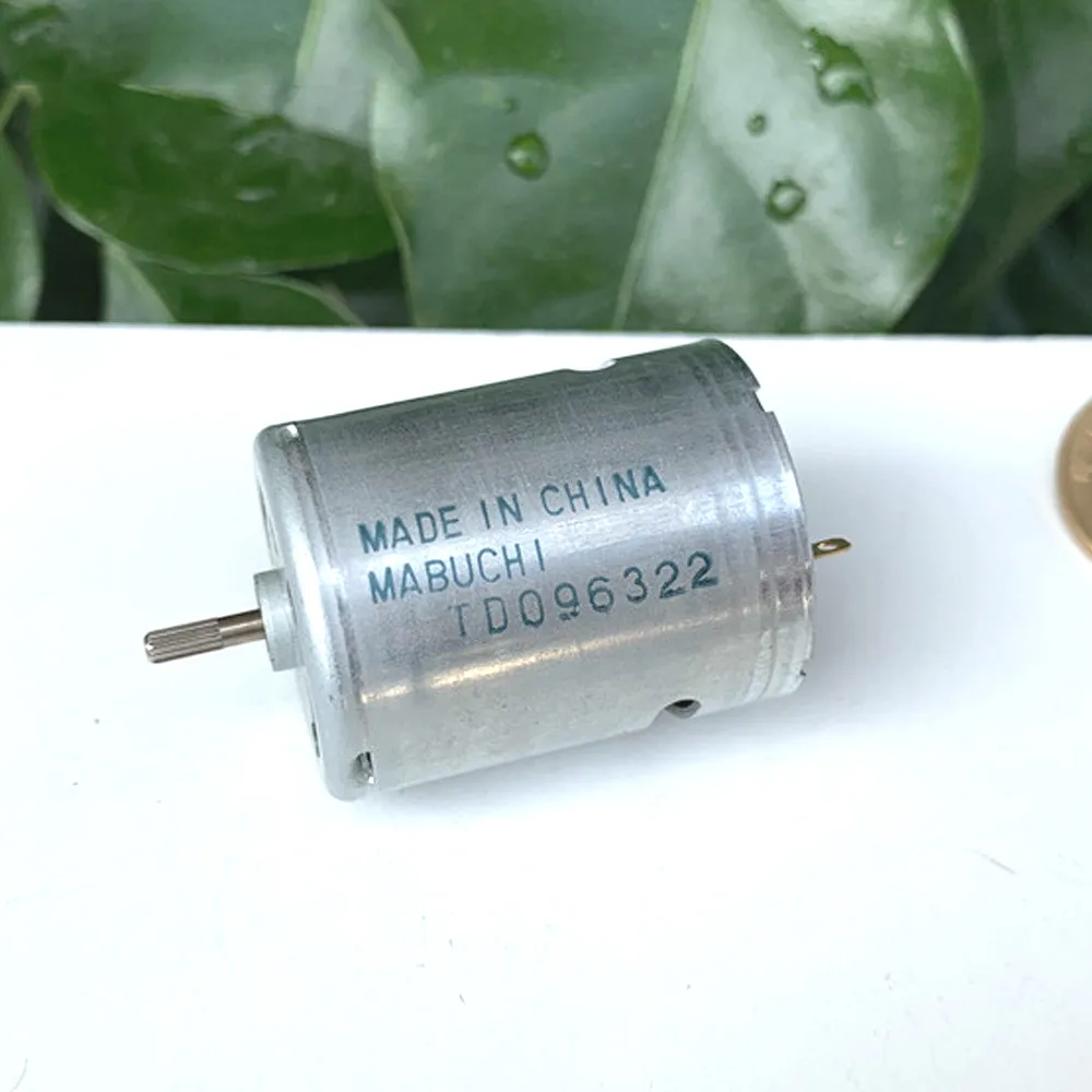 MABUCHI микро электрический двигатель 370 DC 3V 6V 7 4 V высокоскоростной рельефный вал DIY