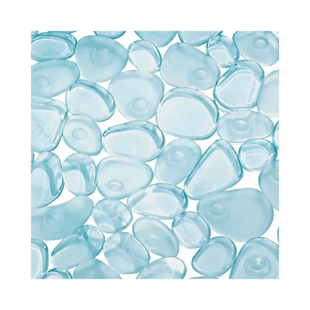Пластиковый Нескользящий Впитывающий Коврик для ванны, душа, ванна, отсек, 2" x 22", янтарь, синий, зеленый, прозрачный
