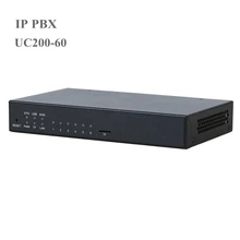 Высокое качество IP атс система UC200-60 VoIP АТС с FXO FXS портами телефонная система-Новинка