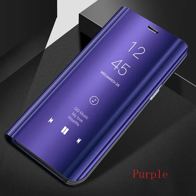 Чехол-книжка Smart mi rror для Xiao mi Red mi K20 Note 7 5 6 Note 8 Pro 8A 7A Go чехол s для Xiaomi mi 9t 8 9 Pro CC9 A2 A3 Lite
