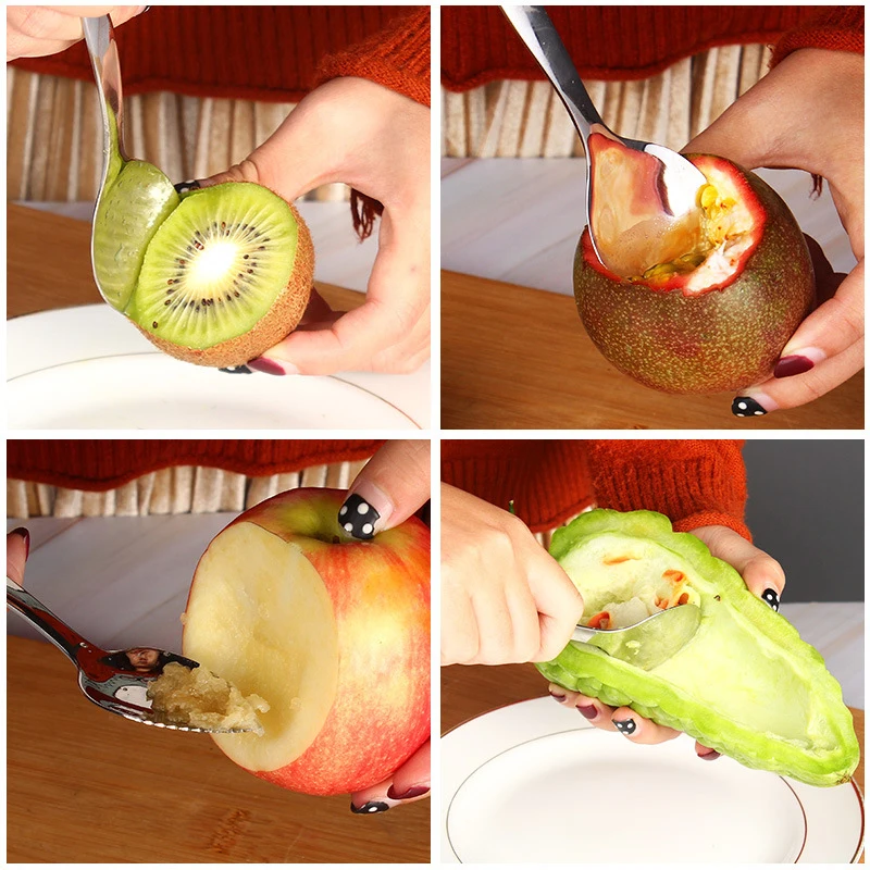 Cubara de afeitar de fruta de doble cabeza de acero
