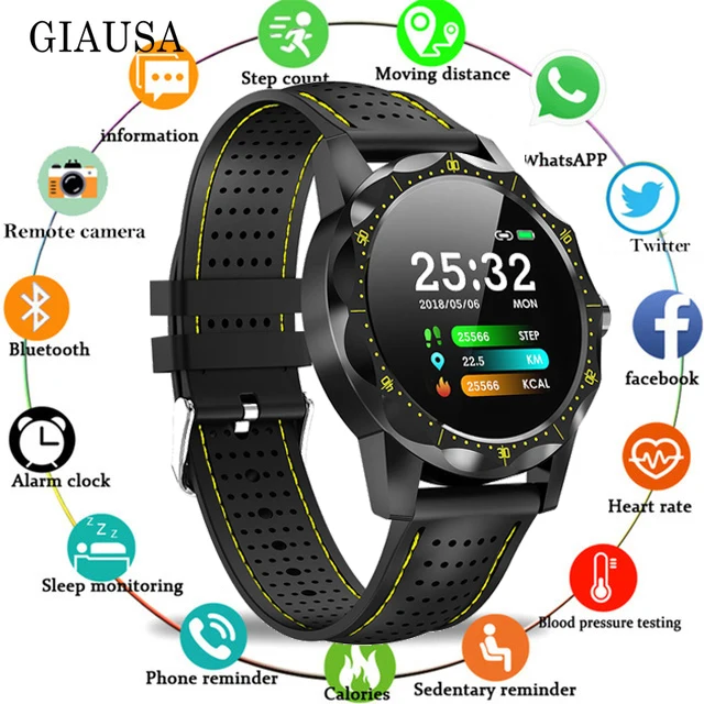 

SKY 1 Smart Watch Men IP68 Waterproof Activity Tracker Fitness Tracker Smartwatch Clock BRIM for android iphone IOS phone Reloj