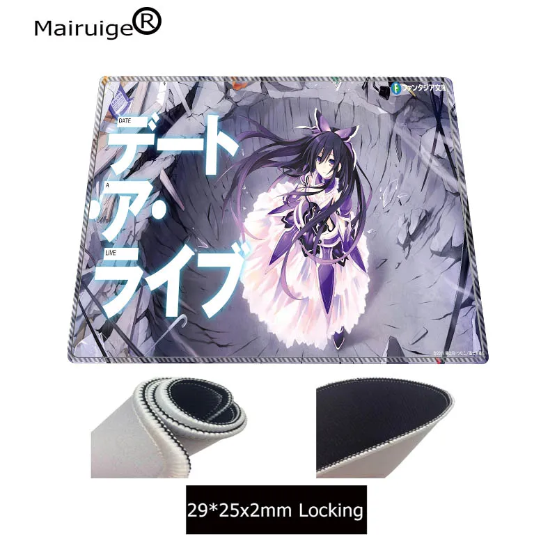  Date A live Anime Large Gaming Mouse Pad Lockedge Mouse Mat For Laptop Computer Keyboard Pad Desk P