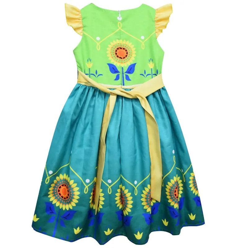 Carnival Girls Birthday Fashion Birthday Party Costume Cosplay Dress Toddler Girls Halloween Costume Kids Sunflower Dress Up