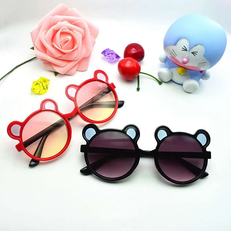 

HKNA Lovely Cartoon Children's Sunglasses 2022 Cute Luxury Brand Eyewear for Boys/girls Small Animal Gafas De Sol Mujer UV400