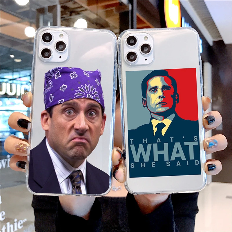 The office TV show Case Soft TPU Back Cover For iPhone 11 Pro XS MAX 6 6S 7 8 Plus X XR Phone Michael Scott | Мобильные телефоны и