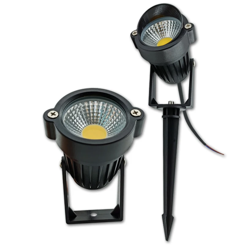 4pcs Garden Lights Outdoor LED Waterprof Lawn Lamp 220V110V 12V 3W 5W Landscape Spike Bulb IP65 For Yard Path Driveway Spotlight