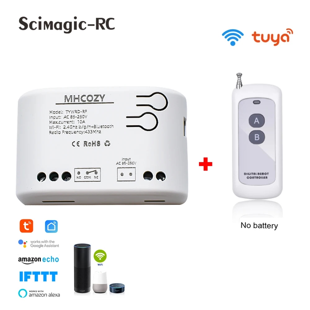 Newgoal Modulo relè Smart Switch WiFi a 4 canali, TUYA/App Smart Life