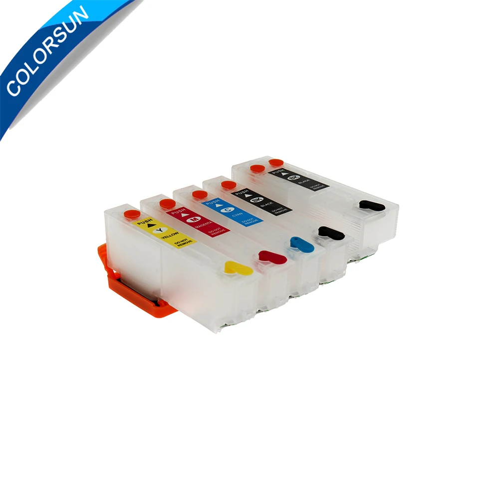 

Colorsun Refillable T3351 33XL Ink Cartridges for XP-530 XP-630 XP-830 XP-635 XP-540 XP-640 XP-645 XP-900 printer T33XL cartrige