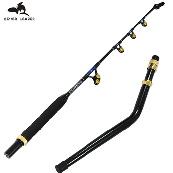 

ORJD 100% Original Pacific Bay 130lb Swivel Tip Guide Game Rod Trolling Fishing Rod Straight Butt Boat Rod 1.65M Sea Fishing Rod