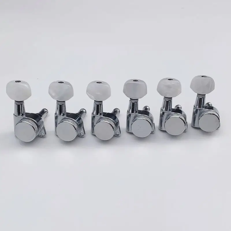 6R Хромовая цветная гитара блокировки Колки для гитары головка машины JN P7SP|guitar