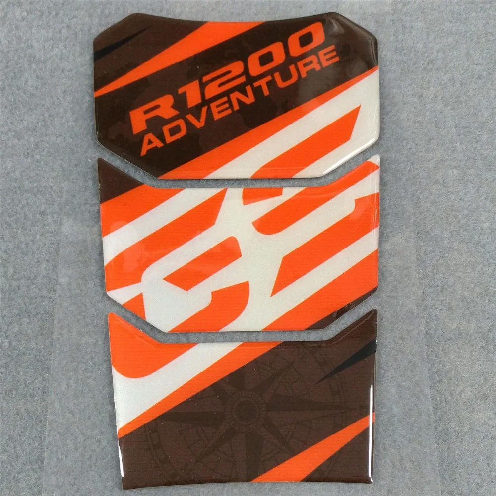 Коричневый и белый мотоцикл высокого качества для BMW R1200GS R1200 GS Танк Pad 3D стикер