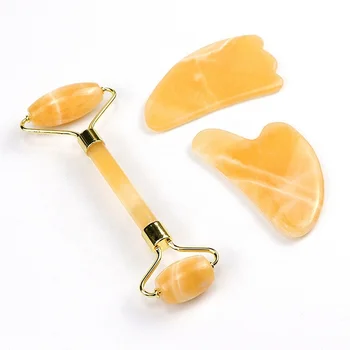 

Guasha Board Double Heads Jade Stone Face Lift Body Skin Relaxation Slimming Beauty Neck Thin Lift Facial Massage Roller