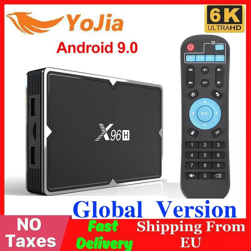 2020 X96 Mini 6K Smart TV BOX Android 9.0 X96H 4GB RAM 64GB ROM Media Player Allwinner H603 Netflix Youtube 2G/16G Set Top Box