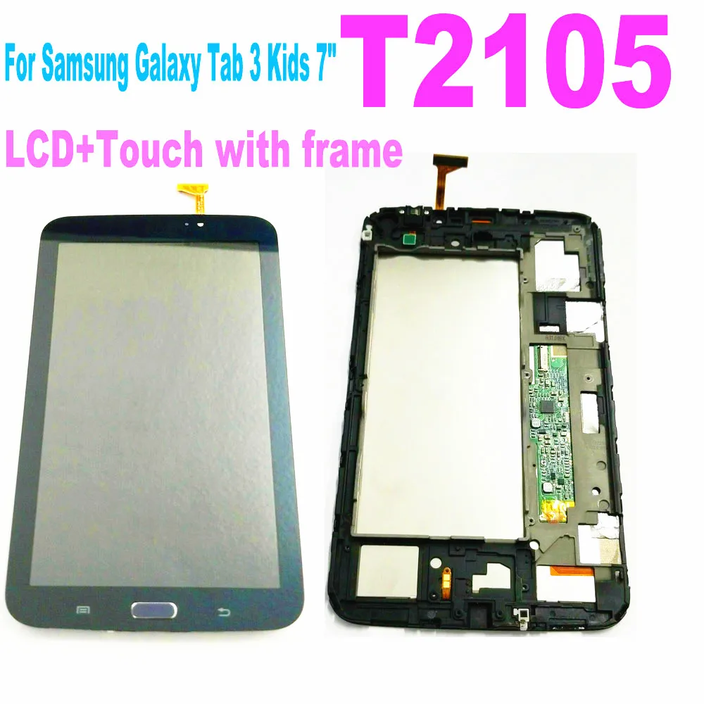 Оригинальный сенсорный ЖК-дисплей для Samsung Galaxy Tab 3 Kids 7 дюймов SM-T2105 T2105 T210