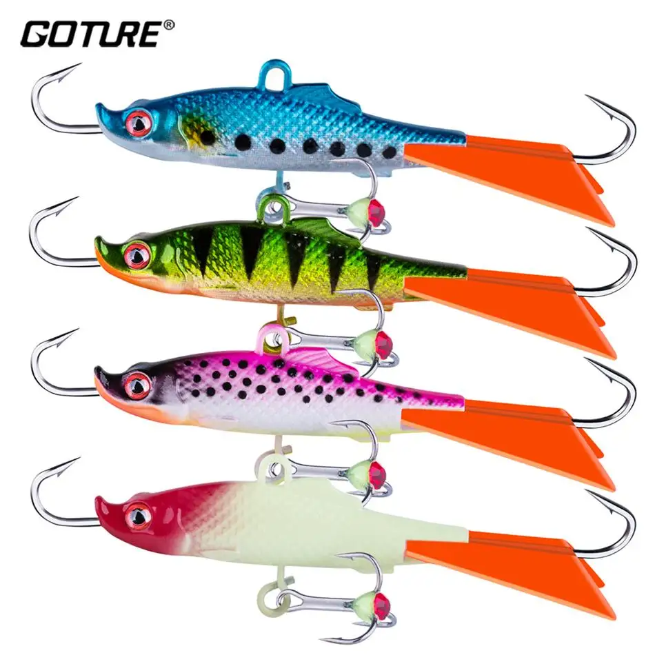 

Goture Winter Ice Fishing Lure Fishing Balancers 6.8cm 15g Wobblers for Pike Perch