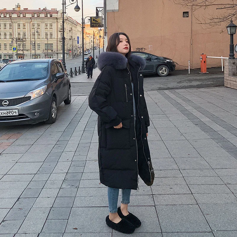 

Photo Shoot down Jacket Cotton-padded Clothes Women's Winter 2020 New Style Korean-style Mid-length Loose Thick Cotton-padded Cl