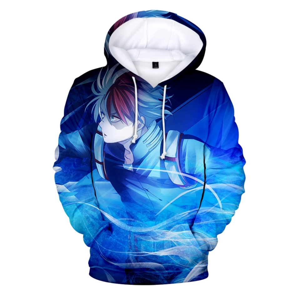 

Autumn 3D My Hero Academia Hoodies Men Women Sweatshirts Fashion Comic Hip Hop Hoodie Boys Girls Cartoon Streetwear Coats