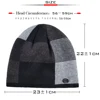 Winter Warm Skullies Beanies Men Thick Knitted Plaid Beanie Hats Male Outdoor Sport Casual Bonnet Cap Double Layer Knitting Hat ► Photo 2/6