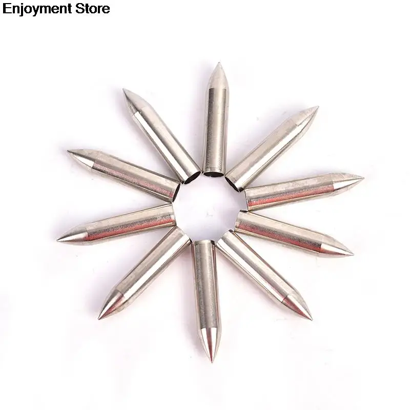 10pcs Archery Arrowhead Tips Thread Carbon Fiber Arrow Compound Bow Target Point Accessories 3cm x 0.6cm | Спорт и развлечения