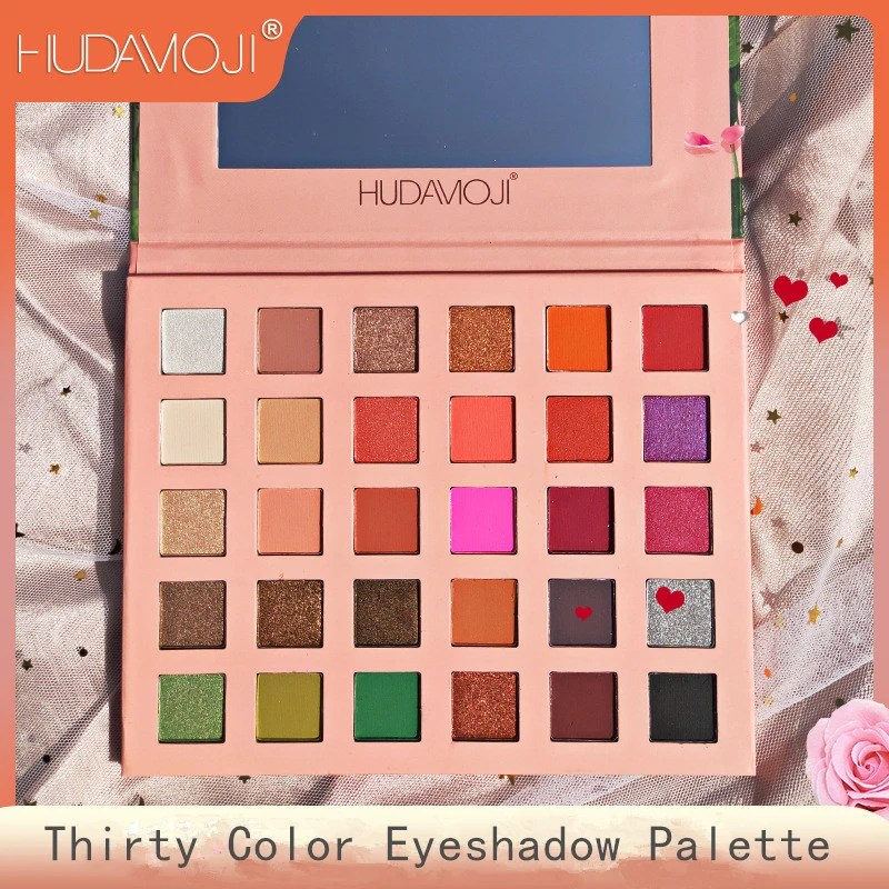

Multicolor Eye Shadow 30 Color Eye Shadow Disc Dumb Brighten Land Color Eye Shadow Dish Make Up