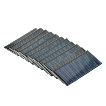 

SUNYIMA 10pcs Poly Solar Panels 5.5V 65MA Polycrystalline Solar cells For DIY Solar Battery Charger Sunpower System 80*35MM