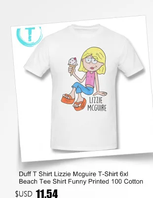Шерстяная байка футболка Lizzie Mcguire футболка 6xl Пляжная футболка забавная с принтом 100 хлопок футболка для мальчиков футболка с коротким