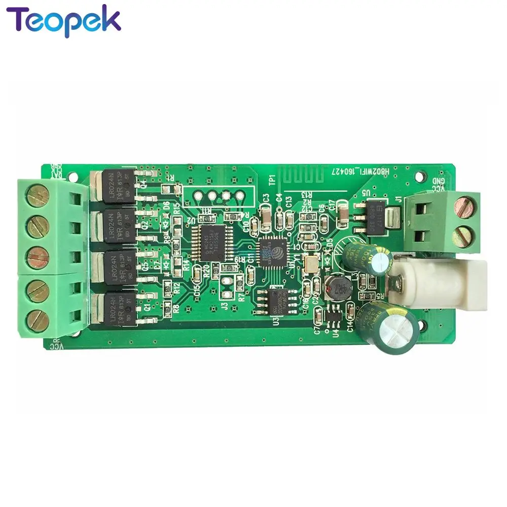 H802 WiFi RGBW светодиодный контроллер iOs Android APP контроллер DC5V-24V вход 6A* 4CH выход для RGB RGBW светодиодный светящаяся лента