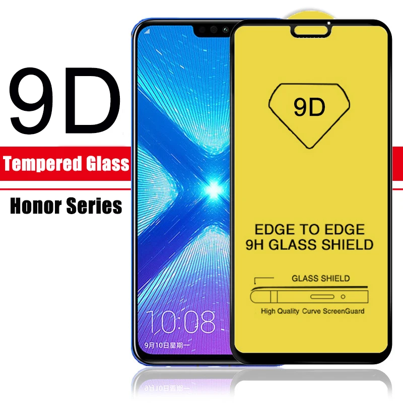 case on honor 7a 7c 8a pro 7s 7x 8s 8x 8c coque tempered glass screen protector for huawei honer 7 8 a x c s cover protective 9d | Мобильные