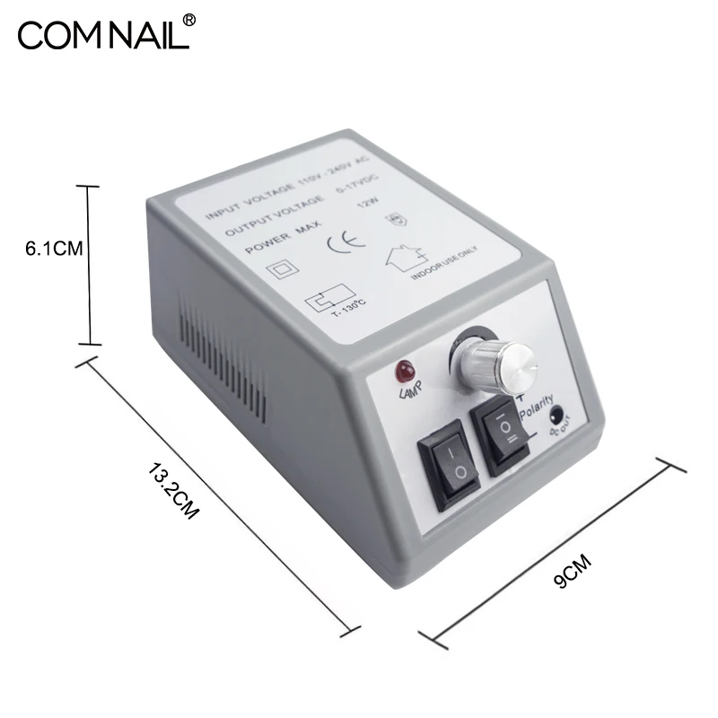 Günstige Professionelle 20000RPM Nail art Bohrer Set mit 6 Bits Elektrische Schleifen Maschine Nagel Bohrer Datei Tool Grinder Polierer Set