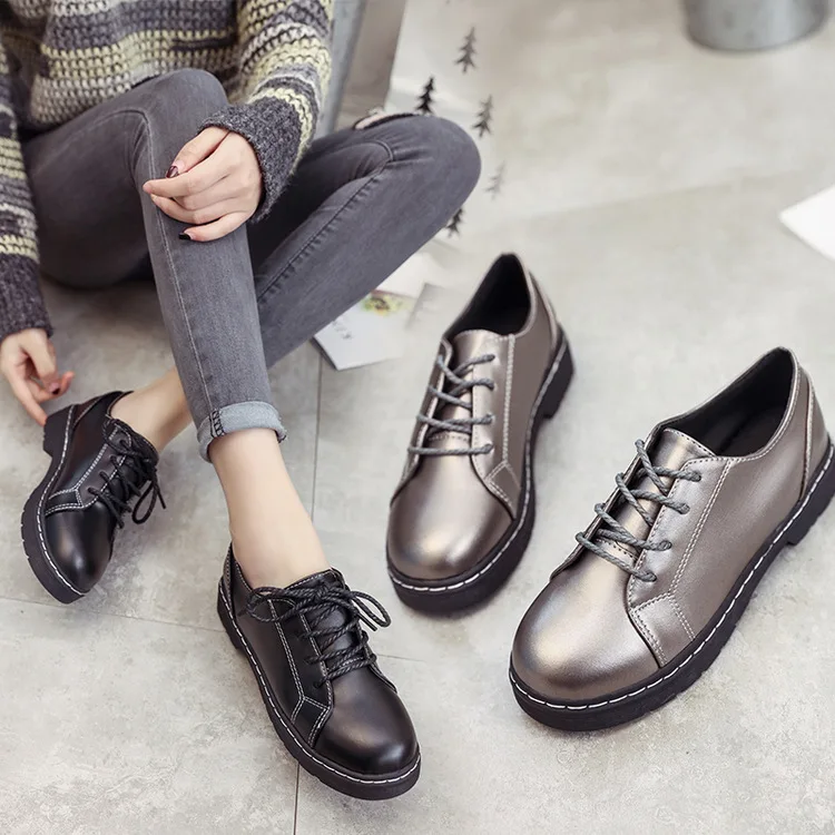 

2017 Spring And Summer New Style WOMEN'S Shoes Flat Keel Thin Shoes WOMEN'S Casual Shoes Students Shoe round-Toe Versatile Korea