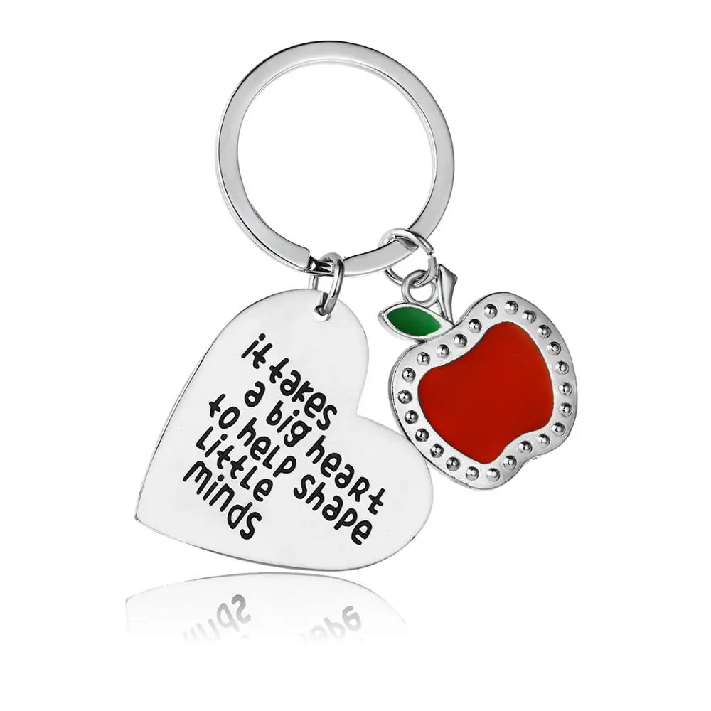 Кулон-сердце брелок Apple Подвески Брелок Античные Имитационные подарки требуется