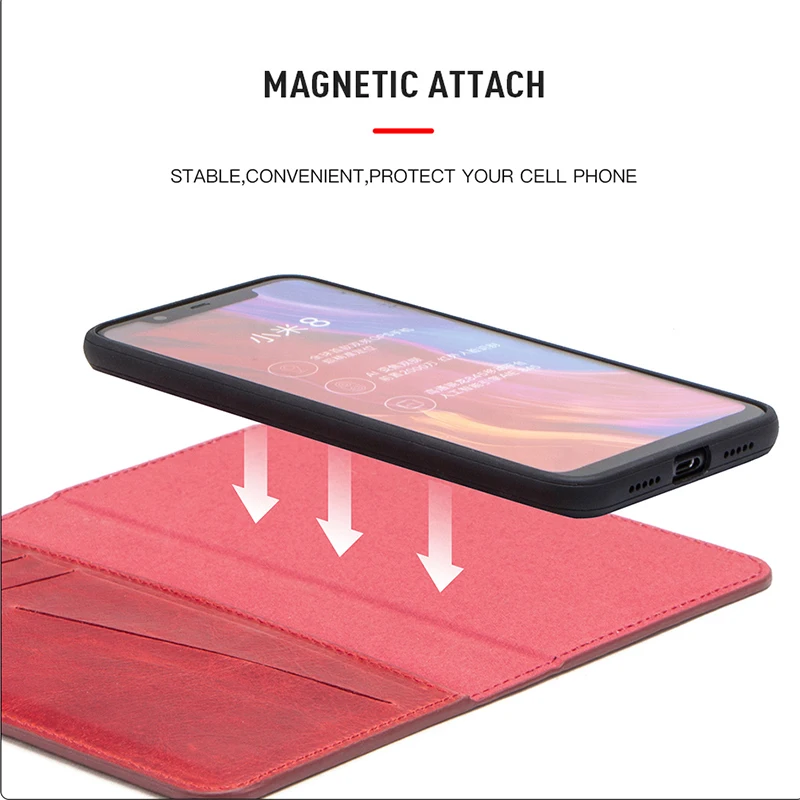 Раскладной чехол из натуральной кожи CONTACTS FAMILY для iPhone 8 7 Ретро Чехол кошелек