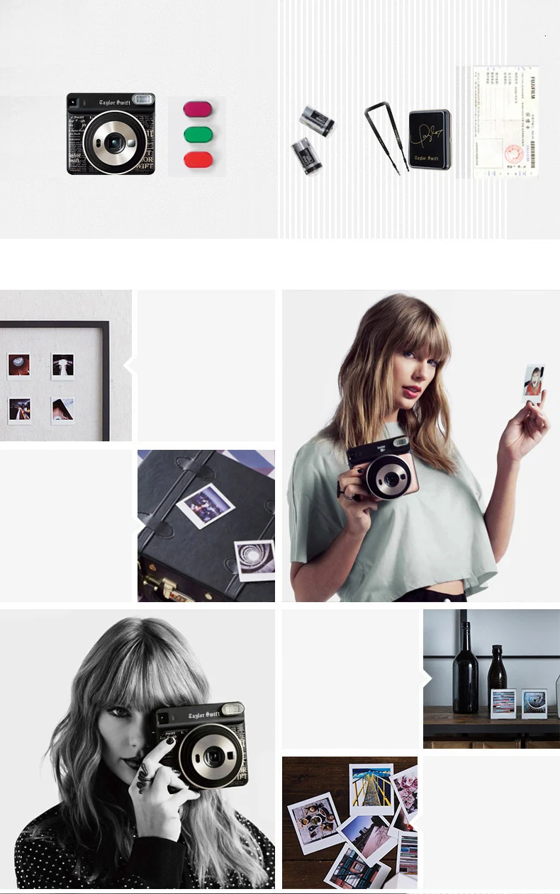 Special Edition! Фотокамера моментальной печати Taylor Swift Fujifilm Instax SQUARE SQ6
