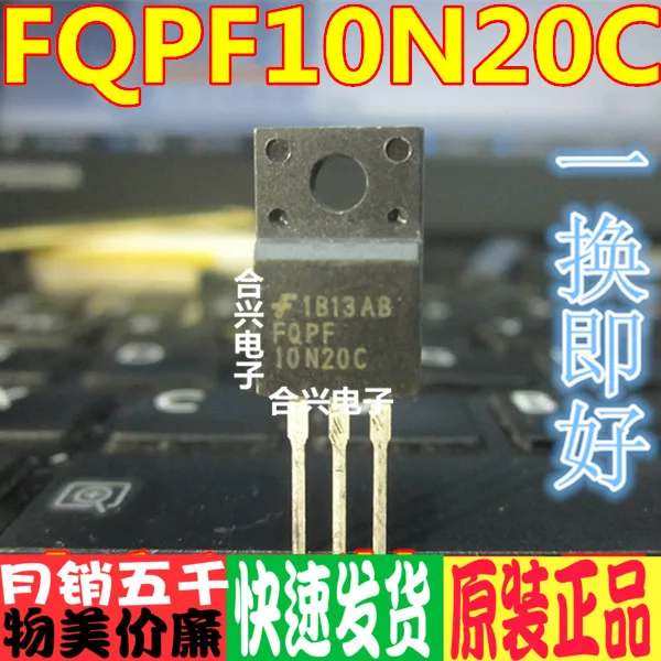 Новый полевой транзистор FQPF10N20C 10N20C MOS 200 в 10ATO-220F | Электронные компоненты и