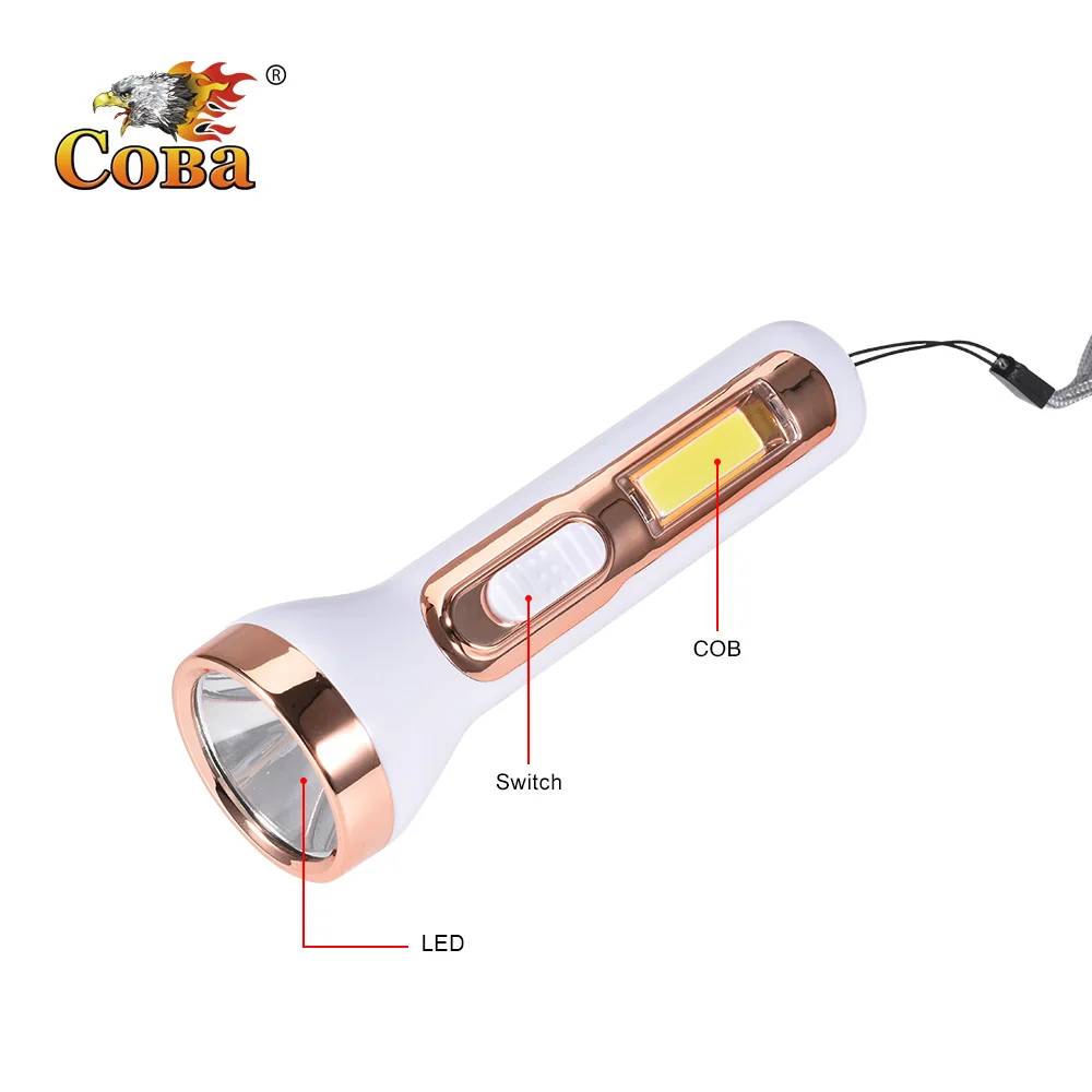 COBA led вспышка светильник cob портативный Точечный power bank 2000LM пластик usb
