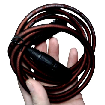 

2.5m Mixer PVC XLR Sound Microphone Cable Accessories Mic Lead Red Amplifiers Balanced Patch Male To Female Shielded Audio